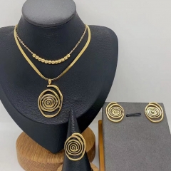 Stainless steel jewelry Necklace Earrings  Ring Wholesale for women