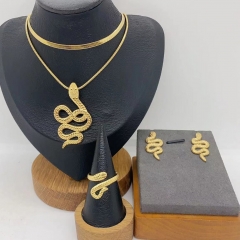 Stainless steel jewelry Necklace Earrings  Ring Wholesale for women