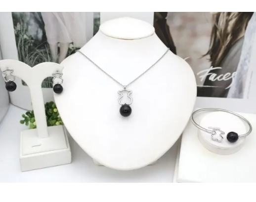 Stainless steel jewelry Necklace Earrings Bangle Ring Wholesale for women