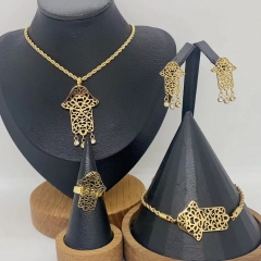 Stainless steel jewelry Necklace Earrings Bracelet  Ring Wholesale for women