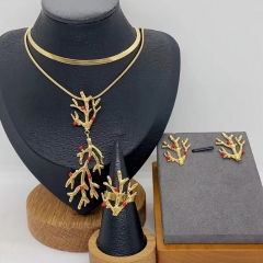 Stainless steel jewelry Necklace Earrings  Ring Wholesale for women