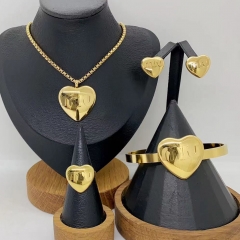 Stainless steel jewelry Necklace Earrings Bracelet  Ring Wholesale for women