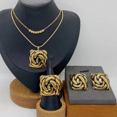 Stainless steel jewelry Necklace Earrings  Ring Wholesale for women