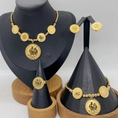 Stainless steel jewelry Necklace Earrings Bracelet  Ring Wholesale for women
