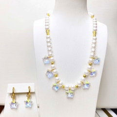 Stainless steel jewelry set,necklace earring set Wholesale