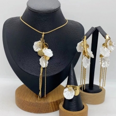 Stainless steel jewelry Necklace Earrings  Ring Wholesale for women