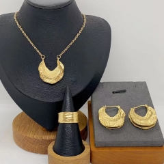 Stainless steel jewelry Necklace Earrings  Ring Wholesale for women