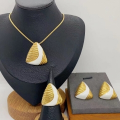 Stainless steel jewelry Necklace Earrings  Ring Wholesale for women