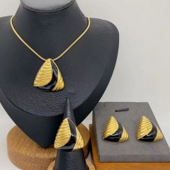 Stainless steel jewelry Necklace Earrings  Ring Wholesale for women