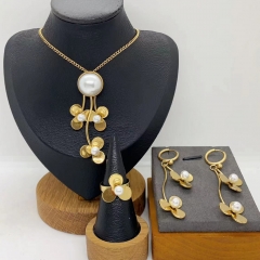 Stainless steel jewelry Necklace Earrings  Ring Wholesale for women