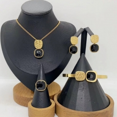 Stainless steel jewelry Necklace Earrings Bangle Ring Wholesale for women