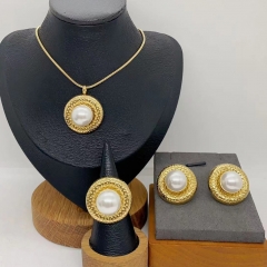 Stainless steel jewelry Necklace Earrings  Ring Wholesale for women