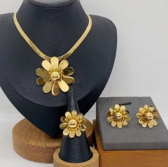 Stainless steel jewelry Necklace Earrings  Ring Wholesale for women