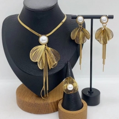 Stainless steel jewelry Necklace Earrings  Ring Wholesale for women