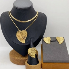 Stainless steel jewelry Necklace Earrings  Ring Wholesale for women