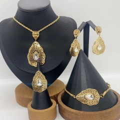 Stainless steel jewelry Necklace Earrings Bangle Ring Wholesale for women