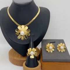 Stainless steel jewelry Necklace Earrings  Ring Wholesale for women