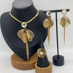 Stainless steel jewelry Necklace Earrings  Ring Wholesale for women