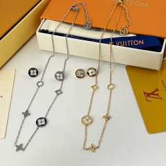 Stainless steel jewelry  set necklace and Earrings Wholesale