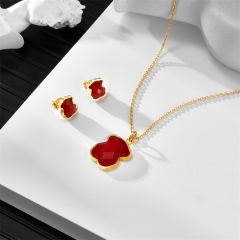 Stainless steel Tous bear jewelry set Wholesale