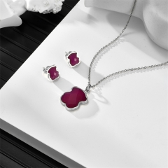 Stainless steel Tous bear jewelry set Wholesale