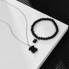 Stainless steel Tous bear jewelry set Wholesale