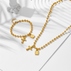 Stainless steel UNO DE 50  jewelry set，Bracelet，Necklack Wholesale