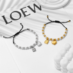 Stainless steel UNO DE 50  jewelry set，Bracelet，Necklack Wholesale