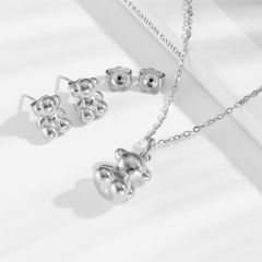 Stainless steel Tous bear jewelry set Wholesale