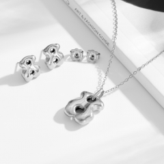 Stainless steel Tous bear jewelry set Wholesale