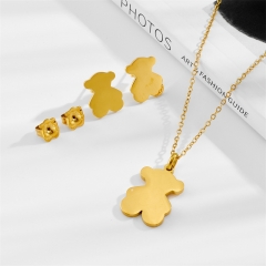 Stainless steel Tous bear jewelry set Wholesale