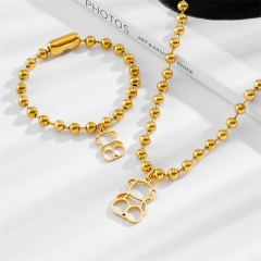 Stainless steel Tous bear jewelry set Wholesale