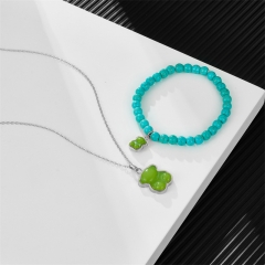 Stainless steel Tous bear jewelry set Wholesale