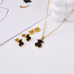 Stainless steel Tous bear jewelry set Wholesale