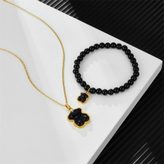 Stainless steel Tous bear jewelry set Wholesale