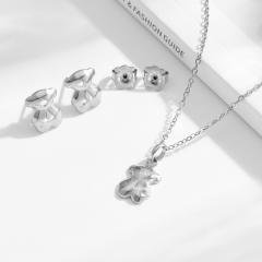 Stainless steel Tous bear jewelry set Wholesale