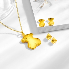 Stainless steel Tous bear jewelry set Wholesale