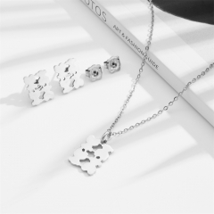 Stainless steel Tous bear jewelry set Wholesale