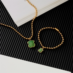 Stainless steel Tous bear jewelry set Wholesale