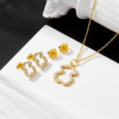 Stainless steel Tous bear jewelry set Wholesale
