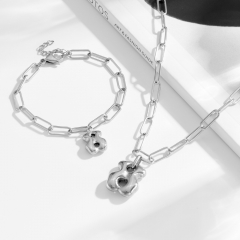 Stainless steel Tous bear jewelry set Wholesale