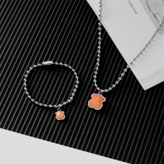 Stainless steel Tous bear jewelry set Wholesale