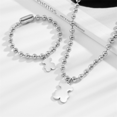 Stainless steel Tous bear jewelry set Wholesale