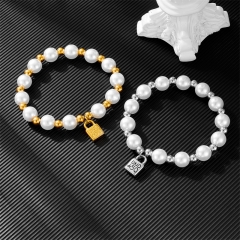Stainless steel UNO DE 50  jewelry set，Bracelet，Necklack Wholesale