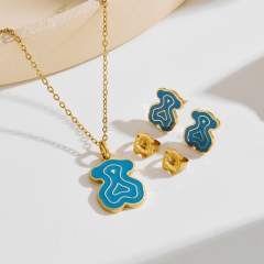 Stainless steel Tous bear jewelry set Wholesale