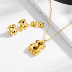 Stainless steel Tous bear jewelry set Wholesale