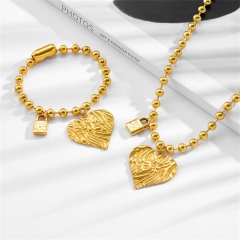 Stainless steel UNO DE 50  jewelry set，Bracelet，Necklack Wholesale