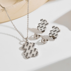 Stainless steel Tous bear jewelry set Wholesale