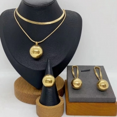 Stainless steel jewelry necklace Earrings Bracelet  Wholesale