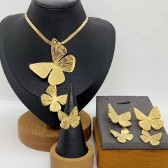 Stainless steel jewelry necklace Earrings Bracelet  Wholesale